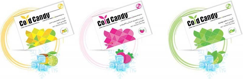 ابنبات مکیدنی سرد زرین تابا cold candy