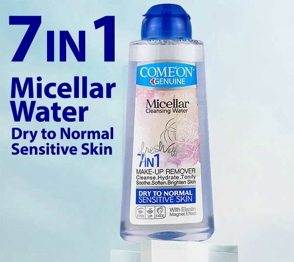 قیمت پاک کننده آرایش میسلار واتر کامان برای پوست خشک، معمولی و حساس