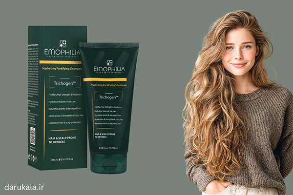 قیمت شامپو تقویت کننده موهای خشک اموفیلیا