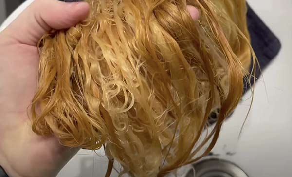 کراتینه کردن موهای رنگ شده