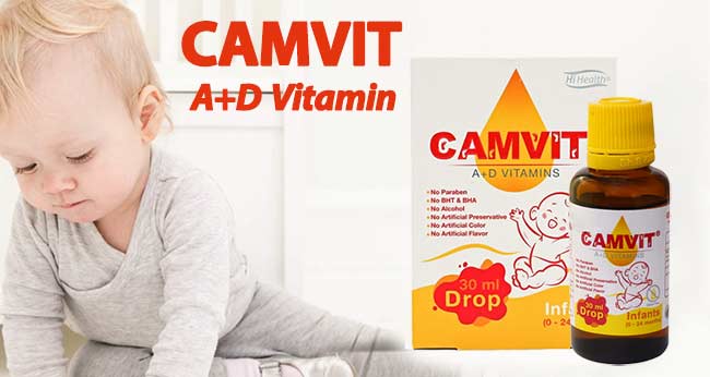قطره کامویت های هلث ویتامین آ و دی برای کودکان